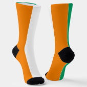 Chaussette Drapeau de la Côte d'Ivoire (Angulaire)