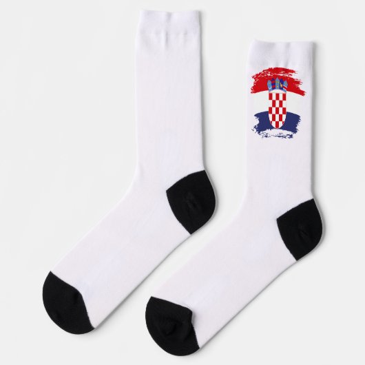 Chaussette Drapeau de la Croatie (Gauche)
