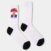 Chaussette Drapeau de la Croatie (Droite)