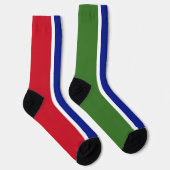 Chaussette Drapeau de la Gambie (Droite)
