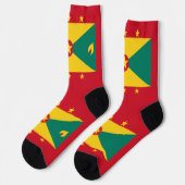 Chaussette Drapeau de la Grenade (Gauche)