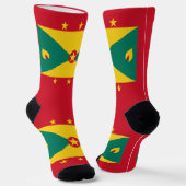 Chaussette Drapeau de la Grenade (Angulaire)