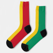 Chaussette Drapeau de la Guinée (Gauche)
