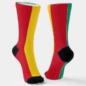 Chaussette Drapeau de la Guinée (Angulaire)