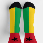 Chaussette Drapeau de la Guinée Bissau (Haut)