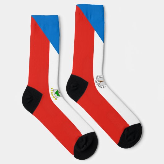 Chaussette Drapeau de la Guinée équatoriale (Droite)