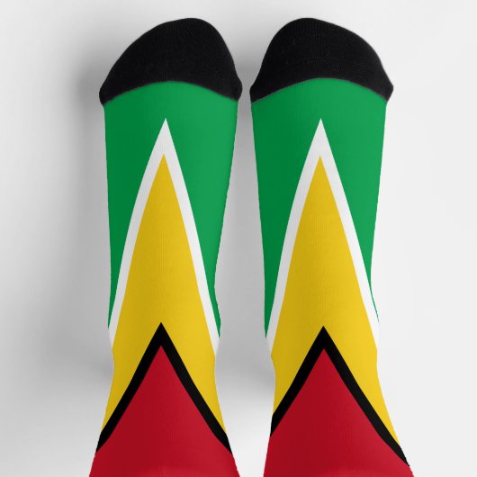 Chaussette Drapeau de la Guyane (Haut)