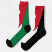 Chaussette Drapeau de la Jordanie (Gauche)