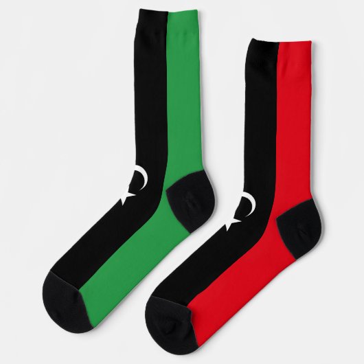 Chaussette Drapeau de la Libye (Gauche)