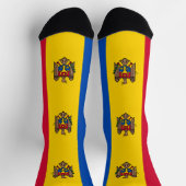 Chaussette Drapeau de la Moldavie (Haut)