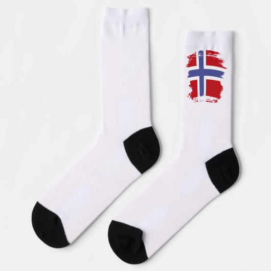 Chaussette Drapeau de la Norvège (Gauche)