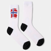 Chaussette Drapeau de la Norvège (Droite)