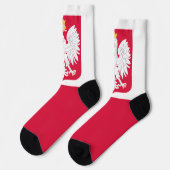 Chaussette Drapeau de la Pologne (Gauche)