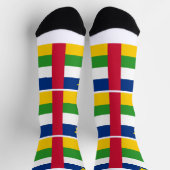 Chaussette Drapeau de la République centrafricaine (Haut)