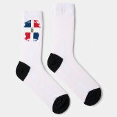 Chaussette Drapeau de la République Dominicaine (Droite)