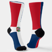 Chaussette Drapeau de la République Dominicaine (Angulaire)