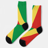 Chaussette Drapeau de la République du Congo (Gauche)