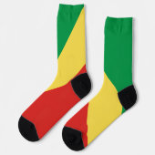Chaussette Drapeau de la République du Congo (Gauche)
