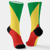 Chaussette Drapeau de la République du Congo (Angulaire)