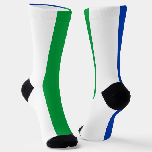 Chaussette Drapeau de la République Komi (Angulaire)