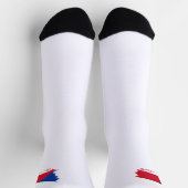 Chaussette Drapeau de la République tchèque (Haut)