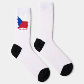 Chaussette Drapeau de la République tchèque (Droite)
