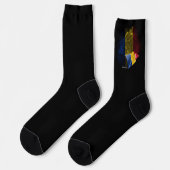 Chaussette Drapeau de la Roumanie (Gauche)