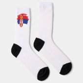 Chaussette drapeau de la Serbie (Droite)