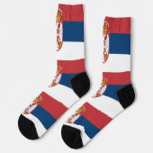 Chaussette Drapeau de la Serbie (Gauche)