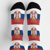 Chaussette Drapeau de la Serbie (Haut)