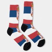 Chaussette Drapeau de la Serbie (Droite)