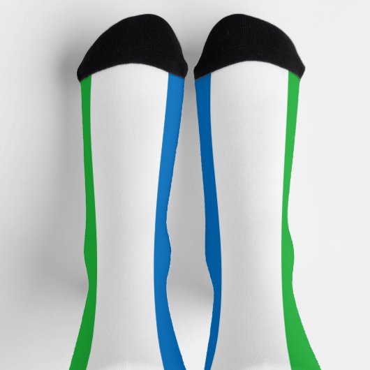 Chaussette Drapeau de la Sierra Leone (Haut)