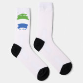 Chaussette drapeau de la Sierra Leone (Droite)