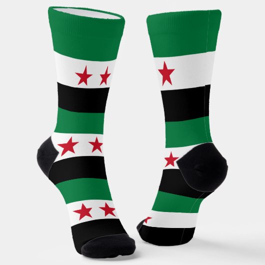 Chaussette Drapeau de la Syrie (Angulaire)