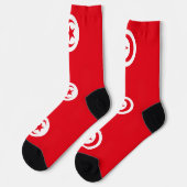 Chaussette Drapeau de la Tunisie (Gauche)