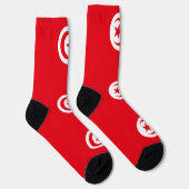 Chaussette Drapeau de la Tunisie (Droite)