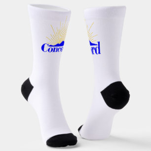 Chaussette Drapeau de la ville de Concord (Californie)