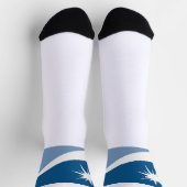 Chaussette Drapeau de la ville de Crystal (Minnesota) (Haut)