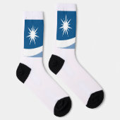 Chaussette Drapeau de la ville de Crystal (Minnesota) (Droite)