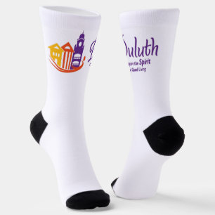 Chaussette Drapeau de la ville de Duluth (Géorgie)