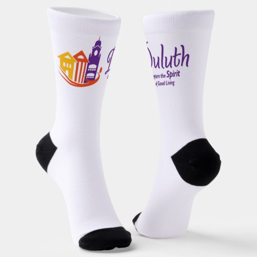 Chaussette Drapeau de la ville de Duluth (Géorgie) (Angulaire)