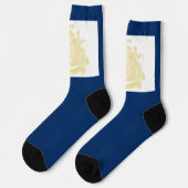 Chaussette Drapeau de la ville de Newark (New Jersey) (Gauche)