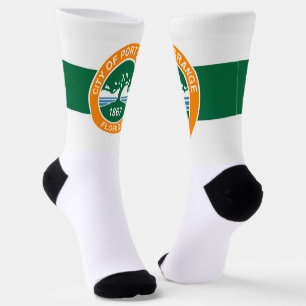 Chaussette Drapeau de la ville de Port Orange (Floride)
