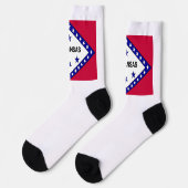 Chaussette Drapeau de l'Arkansas (Gauche)