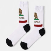 Chaussette Drapeau de l'État de Californie (Gauche)
