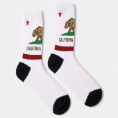 Chaussette Drapeau de l'État de Californie (Droite)