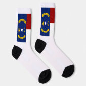 Chaussette Drapeau de l'État de Caroline du Nord (Droite)