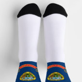 Chaussette Drapeau de l'État de l'Idaho (Haut)