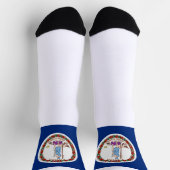 Chaussette Drapeau de l'État de Virginie (Haut)