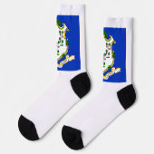 Chaussette Drapeau de l'État du Connecticut (Gauche)